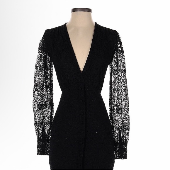 Lace plunge maxi - Picture 3 of 4